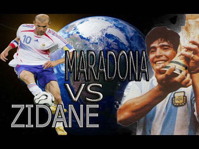 Zinedine Zidane vs. Diego Maradona: Dos genios del fútbol en comparación
