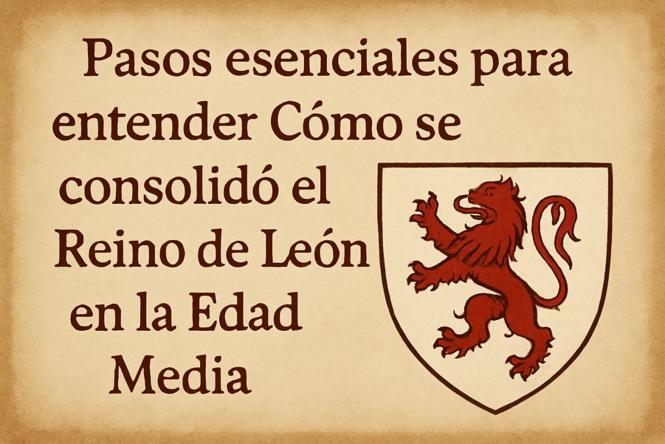 pasos esenciales para entender Cómo se consolidó el Reino de León en la Edad Media