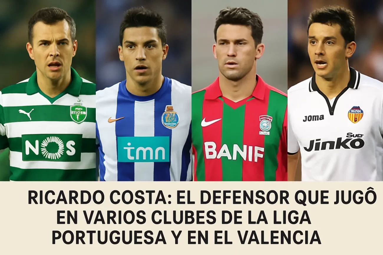 Ricardo Costa: El defensor que jugó en varios clubes de la Liga portuguesa y en el Valencia