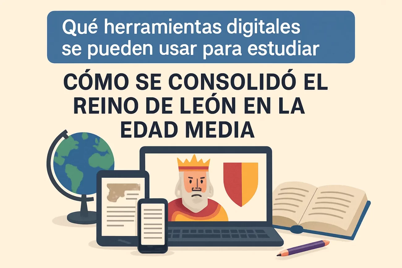 qué herramientas digitales se pueden usar para estudiar Cómo se consolidó el Reino de León en la Edad Media