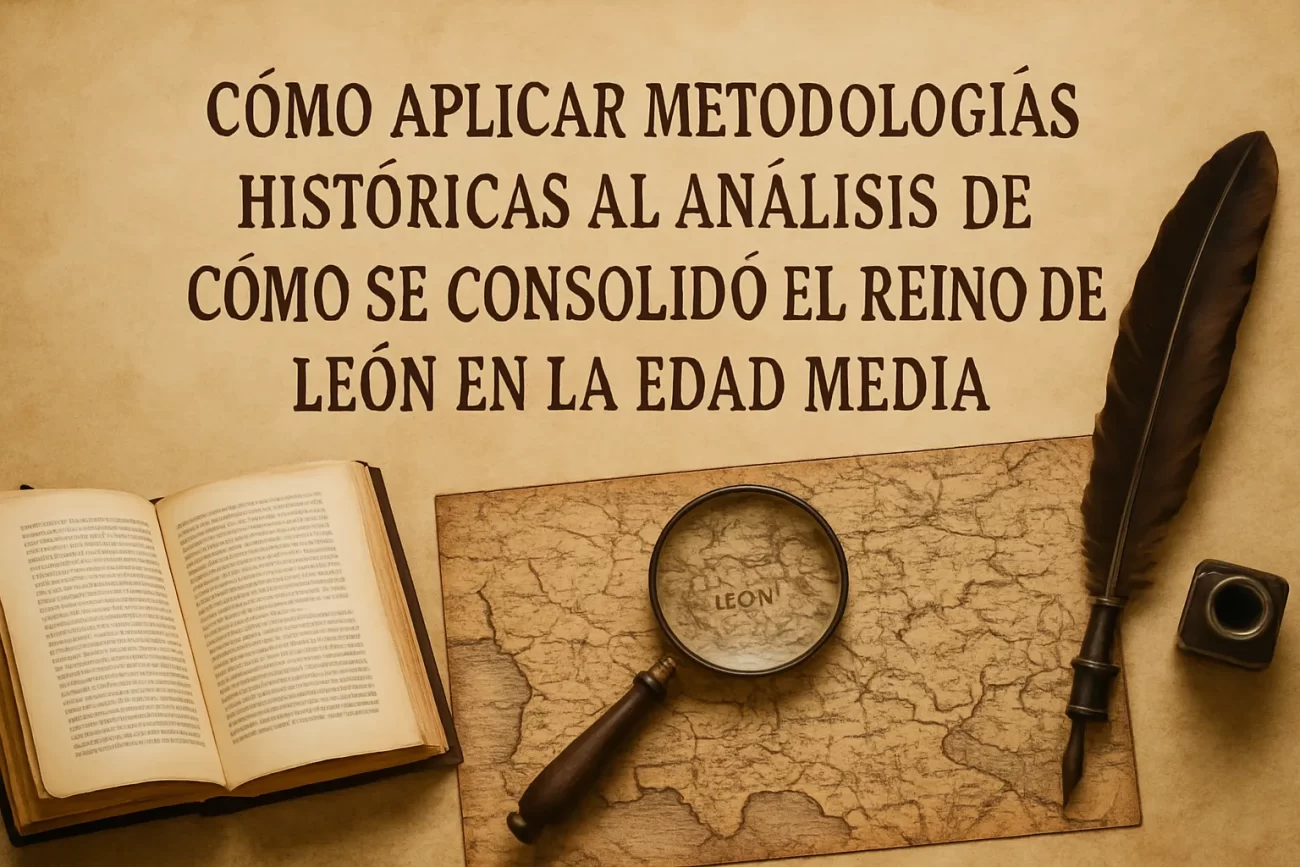 cómo aplicar metodologías históricas al análisis de Cómo se consolidó el Reino de León en la Edad Media