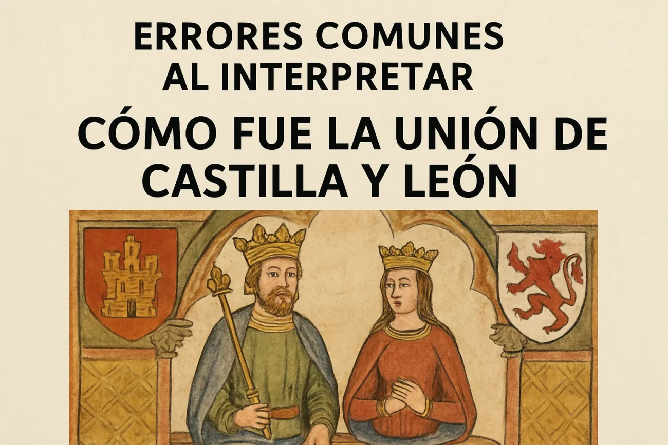 errores comunes al interpretar Cómo fue la unión de Castilla y León
