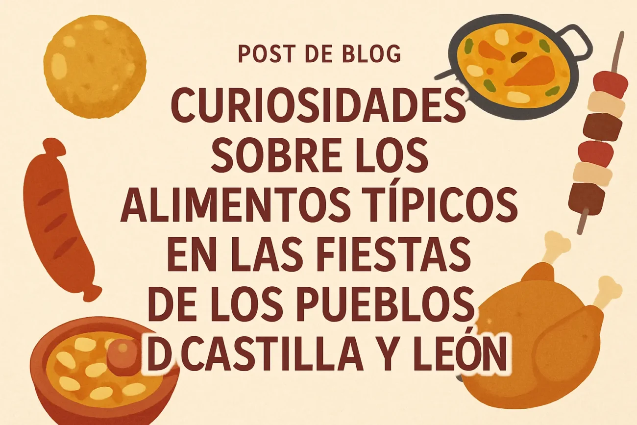 Curiosidades sobre los alimentos típicos en las fiestas de los pueblos de Castilla y León