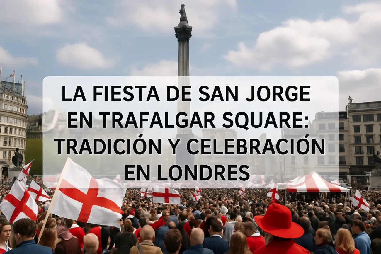 La-Fiesta-de-San-Jorge-en-Trafalgar-Square-Tradicion-y-Celebracion-en-Londres - León Digital La Fiesta de San Jorge en Trafalgar Square: Tradición y Celebración en Londres