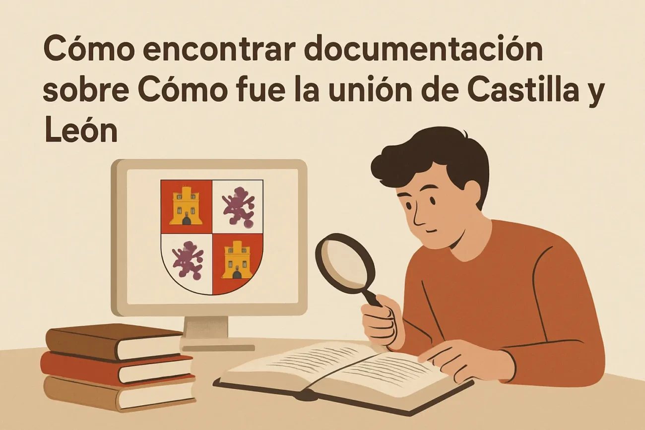 cómo encontrar documentación sobre Cómo fue la unión de Castilla y León