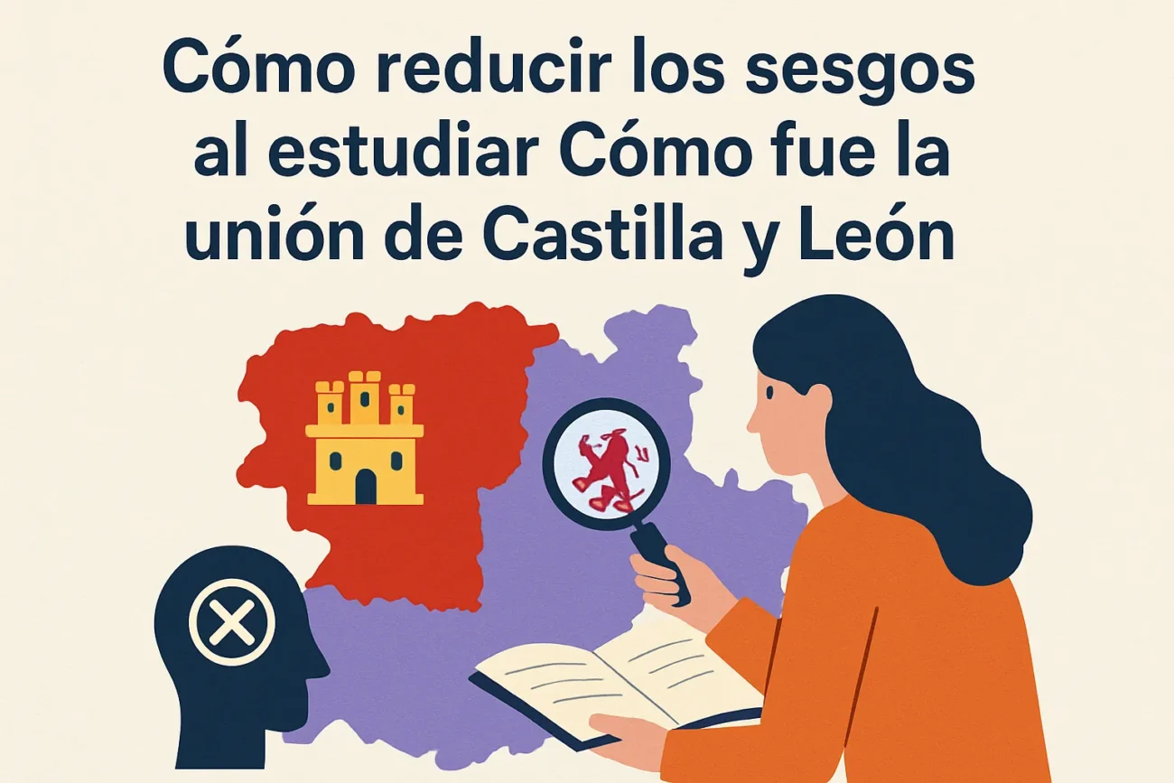 cómo reducir los sesgos al estudiar Cómo fue la unión de Castilla y León