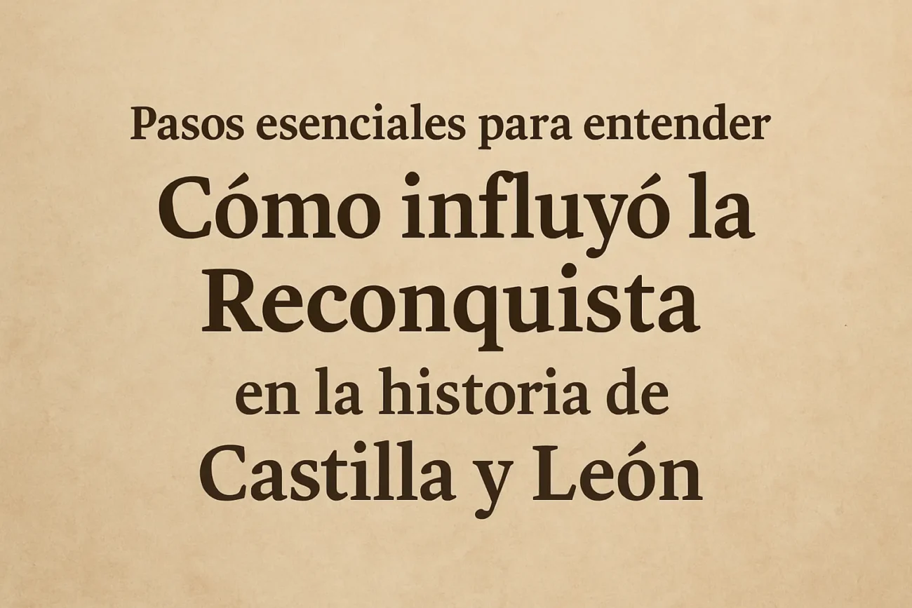 pasos esenciales para entender Cómo influyó la Reconquista en la historia de Castilla y León