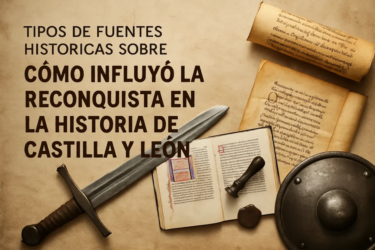 tipos-de-fuentes-historicas-sobre-Como-influyo-la-Reconquista-en-la-historia-de-Castilla-y-Leon - León Digital tipos de fuentes históricas sobre Cómo influyó la Reconquista en la historia de Castilla y León