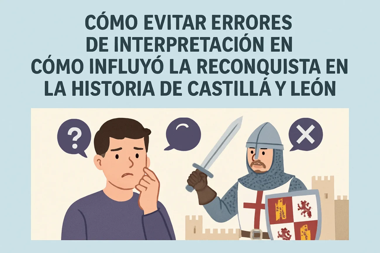 cómo evitar errores de interpretación en Cómo influyó la Reconquista en la historia de Castilla y León