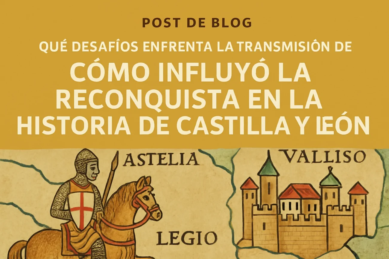 qué desafíos enfrenta la transmisión de Cómo influyó la Reconquista en la historia de Castilla y León