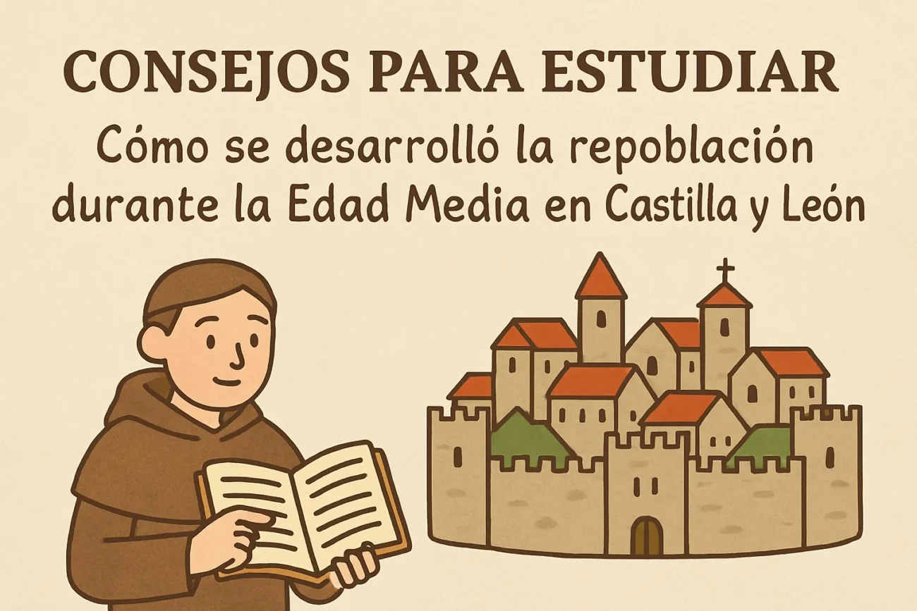consejos para estudiar Cómo se desarrolló la repoblación durante la Edad Media en Castilla y León