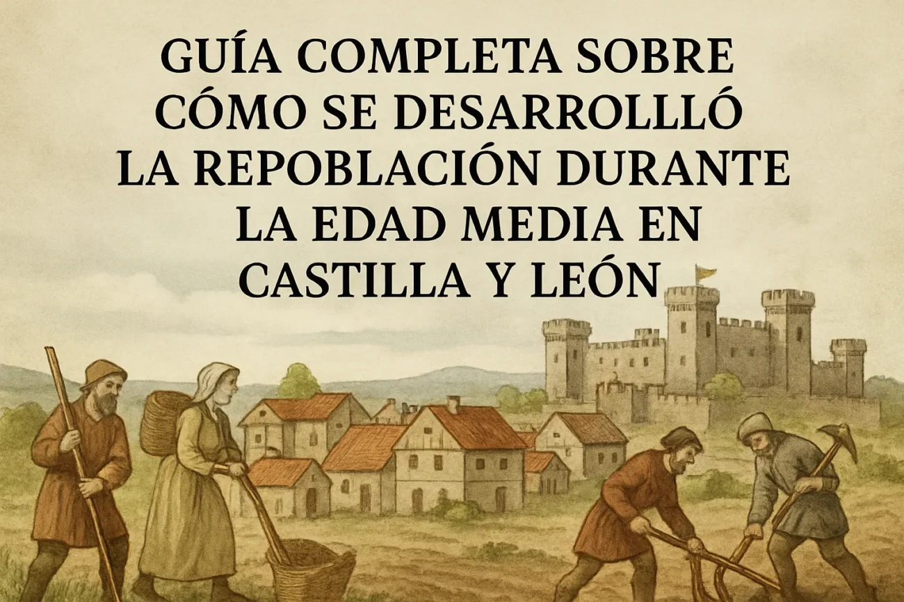 guía completa sobre Cómo se desarrolló la repoblación durante la Edad Media en Castilla y León