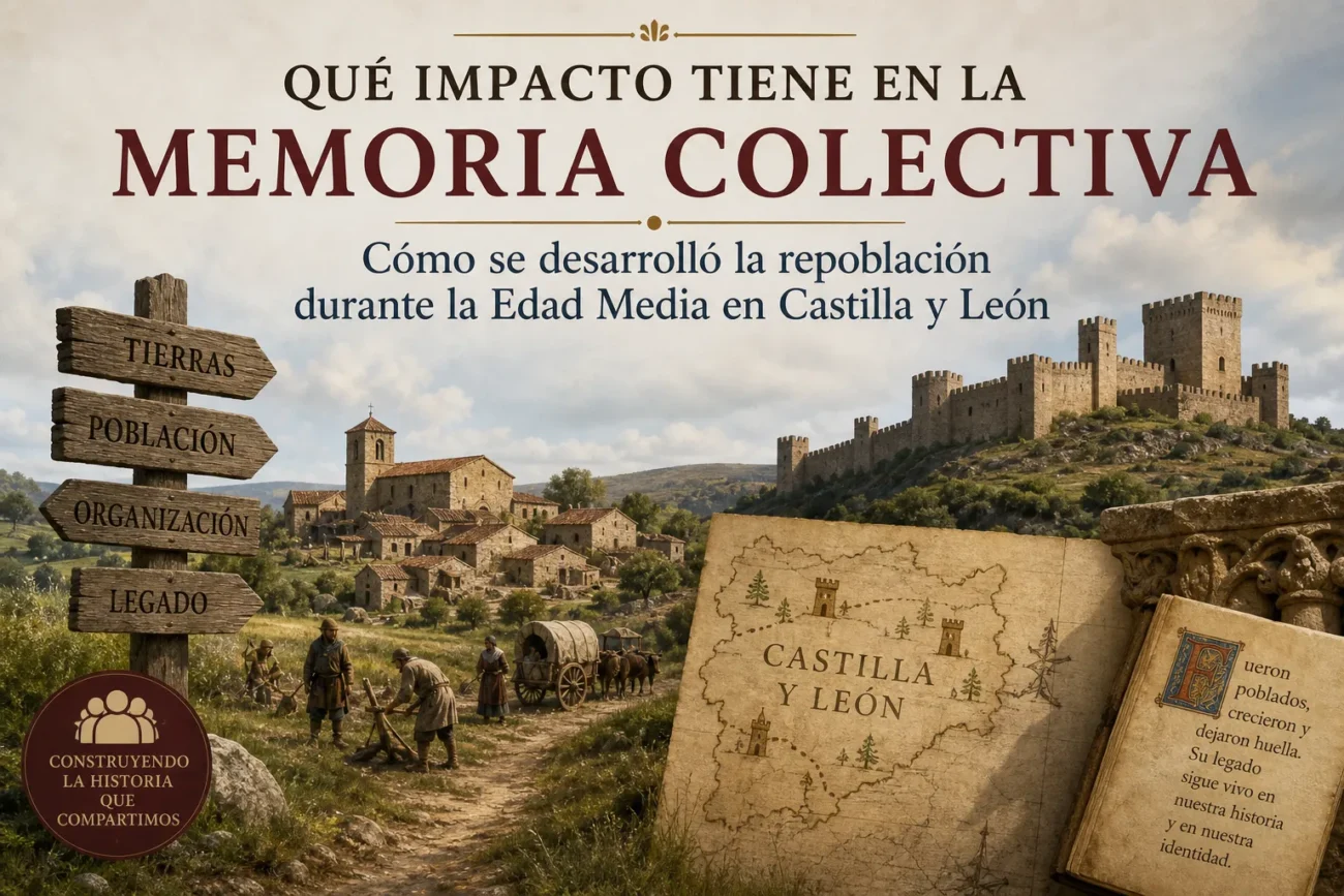 qué impacto tiene en la memoria colectiva Cómo se desarrolló la repoblación durante la Edad Media en Castilla y León