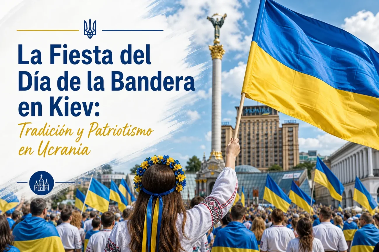 La-Fiesta-del-Dia-de-la-Bandera-en-Kiev-Tradicion-y-Patriotismo-en-Ucrania - León Digital La Fiesta del Día de la Bandera en Kiev: Tradición y Patriotismo en Ucrania