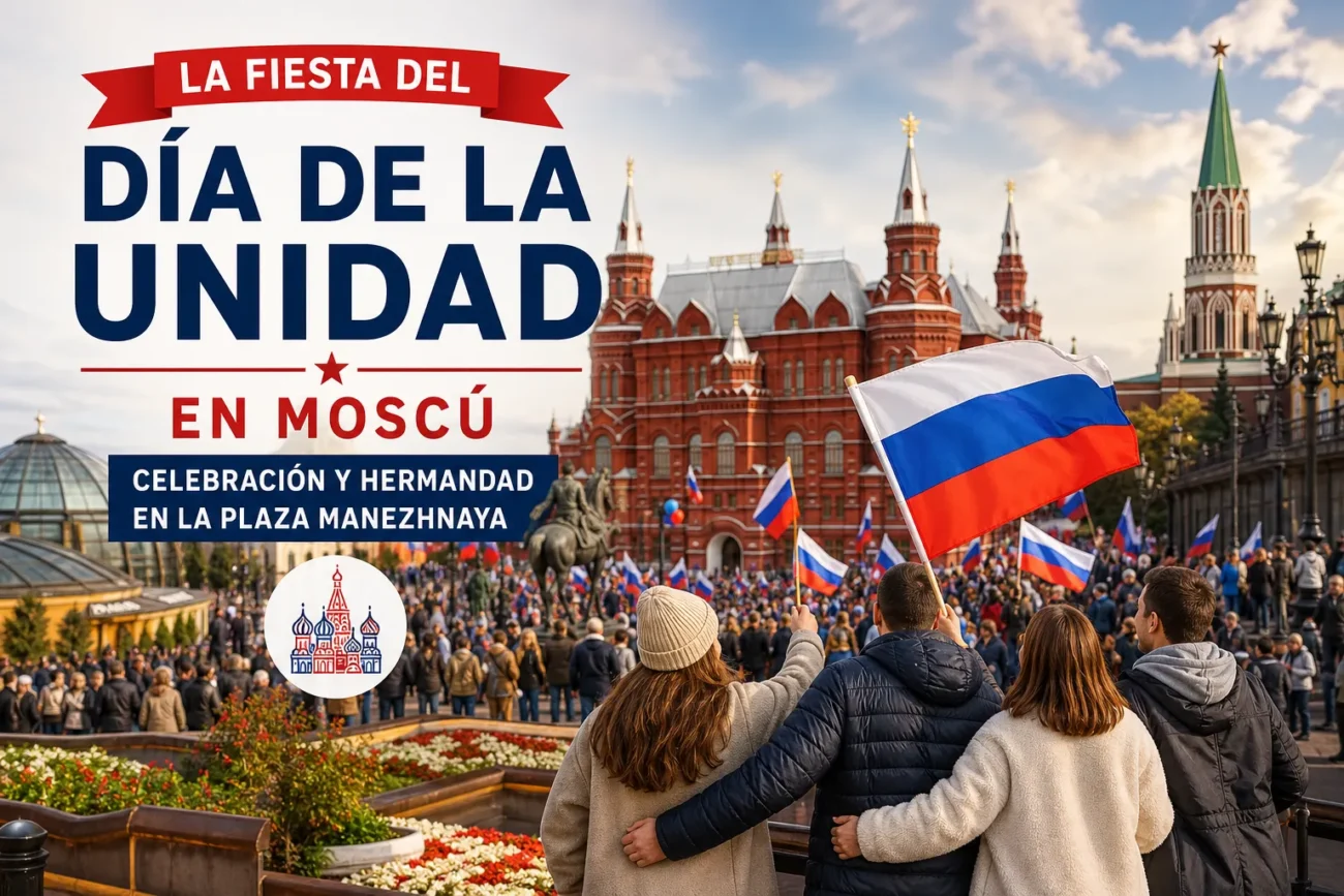 La Fiesta del Día de la Unidad en Moscú: Celebración y Hermandad en la Plaza Manezhnaya